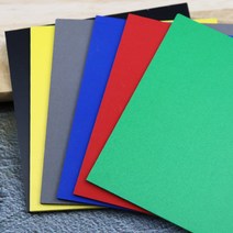 포맥스판 재단 2T 컬러 노랑 주문 제작 가공 2mm, 2T 노랑 50 x 80cm