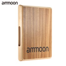 카혼 미니 타악기 카혼 악기Ammoon 컴팩트 여행 cajon 플랫 핸드 드럼 31.524.54.5cm 여행 플랫 박스 드럼 캐리 백 포함, 손 드럼, 협력사