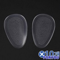 ForU304 말랑한 실리콘 하이힐 뒤꿈치패드 발뒷꿈치패드 10개 뒤꿈치보호 발뒷꿈치보호