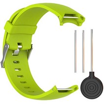QGHXO Garmin Approach S3용 밴드 S3 GPS 골프 워치용 부드러운 실리콘 (호환)교체 시계 스트랩555639, Lime