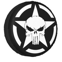 트레일러 카라반 커버 지프 험머 펜타그램 suv rv 4x4 자동차 휠 프로텍터 14quot 15쿼트 16인치 17quot 인치, 6