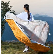 야영침구 방한 겨울 방한다운점퍼이불 휴대 캠핑용, 1.6KG 패키지