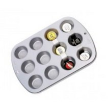 윌튼레쉬피 미니12머핀팬 판(195x280) 몰드(40x35x23) / 빵틀 타르트틀 베이킹틀 에그타르트틀 계란빵틀 파운드틀 미니타르트틀 코팅좋은