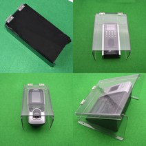 인터폰 덮개 케이스 빗물 가리개 도어락 초인종 풀커버, PF702갈색접착제납품