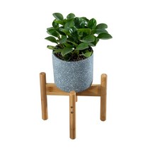 하모니 대나무 화분 스탠드 화분받침대 인테리어, 내추럴 대(33cm)