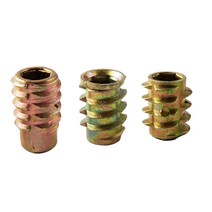 6mm 번데기 너트 인서트 슬리브 연결 철물, 번데기6x15(10개)