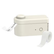 MakeID 라벨프린터 L1-A HD 300DPI 라벨기 네임택 가격표 블루투스 연결 메이크아이디 휴대용라벨기 라벨스티커기계, 화이트 L1-A