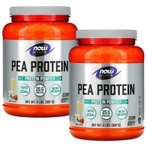 (2PACK)나우푸드 스포츠 피 프로틴 완두 단백질 완두콩 바닐라 토피맛 907g(2lbs), 2PACK, One Size