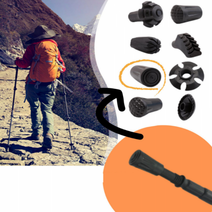 등산 스틱캡 고무패드 미끄럼방지 지팡이 등산스틱캡, 등산스틱캡 B