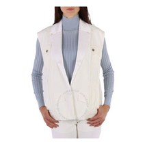 Filles A Papa Ladies White Bonie Denim Jacket Brand Size 262021210-1-WHITEWHITE