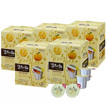 꽃샘 액상차 캡슐차 꿀유자차 30g 15개입 5박스