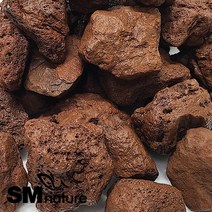 SM 미니 화산석 레드 [3kg단위]