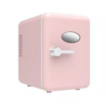 차량용냉장고 캠핑용 미니 온장고 휴대용 음료220V/ 110V/ 12V 전기 냉장고 자동차 및 가정용 휴대용 화장, 02 분홍색_01 미국