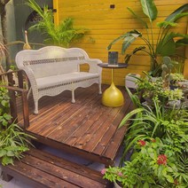 평상마루 전원주택 원목 조립식 옥상 펜션 평상만들기, 1㎡, 가로 120cm*세로 30cm*높이 18cm