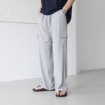 쿨맥스 아이스 나일론 카고 와이드 밴딩 스판 팬츠(4color)