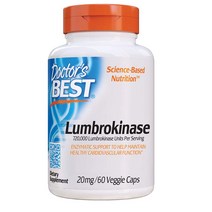 닥터스 베스트 룸브로키나제 20mg 60정, 60캡슐, 1개