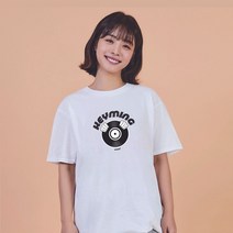 E-An스토리 키밍 음악 로큰롤 music 오버핏 반팔티