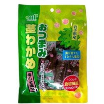 무라오카식품 안주 줄기 미역 매실 시소 맛 80g, 단품