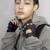 가죽 반장갑 바이크 스트릿 유니크 포인트