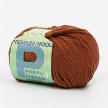 [슬로우플로우] 피카소 울실 10PLY 45g [얇은실 블랭킷실 인형실 부드러운실], 18 브라운