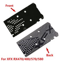 xfx rx 580 2304 rx 584 rx 588 rx 570 그래픽 비디오 카드 쿨러 그래픽 카드 백플레인 원본, 백플레인 1pcs