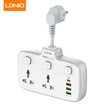 일본여행변압기 110볼트변압기 호주돼지코 LDNIO-전원 스트립 스위치 2AC 출력 4 USB 전기 소켓 확장 다중, 01 SC2413_01 영국 플러그