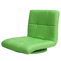 체어센스 엠보 쿠션 회전 등받이 좌식 의자, 엠보쿠션 회전 좌식 그린