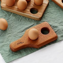나무 계란 에그트레이 아카시아 원목 티크 우드 마호가니 달걀 홀더, 2. 아르보르 에그트레이 소-마호가니