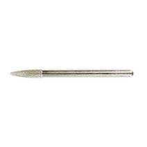 스마토 아이드휠 다이아몬드 추지석 연마날 드레멜 휠포인트 (3mm 생크) - 불꽃형, SMT-20S 낱개1개 (109-0684)