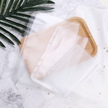 엽서북 제작 북아트 독서 원단 동화책만들기 두께 조절 가능 다이어리 메뉴판 디자인 밴딩 모서리 보호 패브릭 책커버, [A5]-나는 그냥 투명 수납백