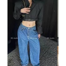 동대문의 가을 디자인 소박한 허리띠를 졸라매고 날씬해 보이는 짧은 긴팔 셔츠 여류