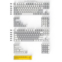 GMKY 기계식 키보드 키캡 세트 체리식 프로파일 더블샷 이중사출 ABS PBT, O