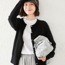 대복 봄 가을 여성용 라운드넥 니트 가을가디건