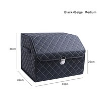 롤바 픽업트럭 자동차 워크바 프레임 튜닝 맞춤형 랙 루프박스 범퍼 외부 부품 pu 가죽 car trunk storage box top grade car organizer 접는, 블랙 베이지 중간