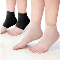 닥터체크 보들보들 풋패드 뒷꿈치 보습 양말, 베이지1세트+블랙1세트
