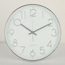 거실시계 LED 디지털 무소음 전자 원형 대형 온습도 벽시계 벽걸이시계 12 인치 30CM 음소거 벽 크리에이티브 패션 홈 입체 간단한 배터리, 30X30CM, 01 6