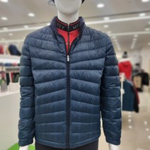 마코 김제 모다 남성 체크패턴경량다운점퍼MKM4DJ01