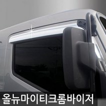 오토크로바 굿템 올뉴마이티 15년 현재 크롬빗물받이2p 썬바이저 차량용