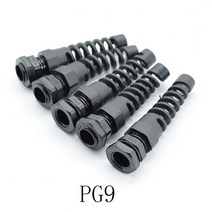 10pcs 케이블그랜드 케이블 글 랜드 커넥터 IP68 방수 M12 PG7/PG9/PG11 3.5-6mm 와이어 스레드용 플라스, 05 PG9, 02 PG9