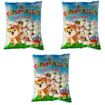 [멜로]라운드 트위스트 마쉬멜로우, 250g, 3개