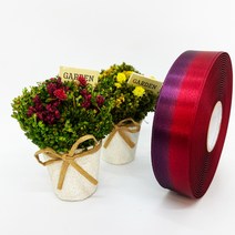 포장 리본 끈 제이제이리본 이색주자 15mm 25mm 40mm 28컬러 ( 길이 45M ) 공단리본, TS21