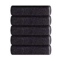 송월타월 고중량 대나무 가정용 무지세면 타월 190g 30수 혼방사, 다크그레이, 5개