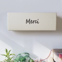 아이엔엠디 벽걸이 에어컨 커버 3중직 인테리어 먼지 덮개, 메르시 L (92x18x30)