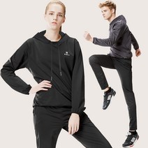 케빌리 다이어트 땀복 라운드 후드 세트 KC201