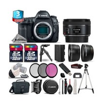 캐논 EOS 5D 표시 IV DSLR 카메라 + 50mm - 3 렌즈 키트 2yr Warranty 64GB