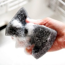 상상스폰지 주방 다목적 우레탄 인생​ 수세미 2종, 2.다크블랙 4P