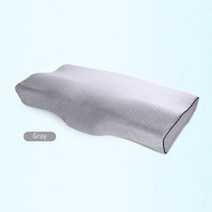 경추 목베개 지압 거북목 스트레칭 152178 메모리 폼 침대 정형 외과 베개 목 보호 느린 리바운드 나비 모양의 건강 자궁 경부 크기 60/50 cm 침실 편안한 잠 잘 오는 척, 60 x 34 x 11cm, CHINA, 02
