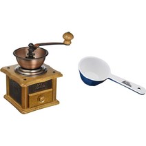 칼리타 Kalita 커피 핸드밀 손갈이 클래식 그라인더, 동판 메이저 스푼 포함
