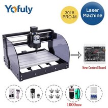 목공라우터 CNC 3018 Pro Max DIY 조각기 레이저 3 축 GRBL 밀링 우드 라우터 PCB PVC 미니 CNC3018 Crave 조각사, CHINA, 1000mw laser, 3018 PRO-M
