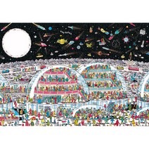 아트박스/퍼즐사랑 108피스 직소퍼즐 - 월리를찾아라 미래에서 (미니)